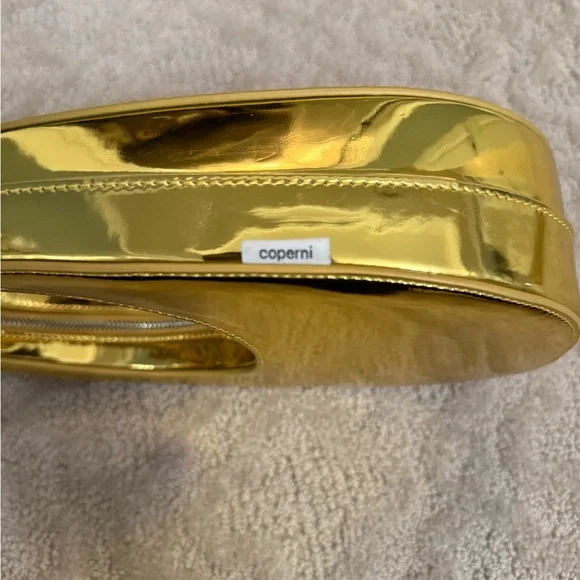 Coperni Mini Swipe Mirrored Metallic Gold Tote Bag - Picture 8 of 12
